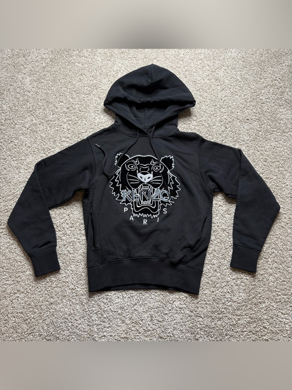 Kenzo Velour Tiger Hoodie
